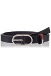 Tommy Jeans Tjw Oval 2.0 Ceinture, Noir, 95 cm Femme