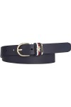 Tommy Hilfiger Th Timeless Corp 2.5 Ceintures, Sugarcane, 90 Femme