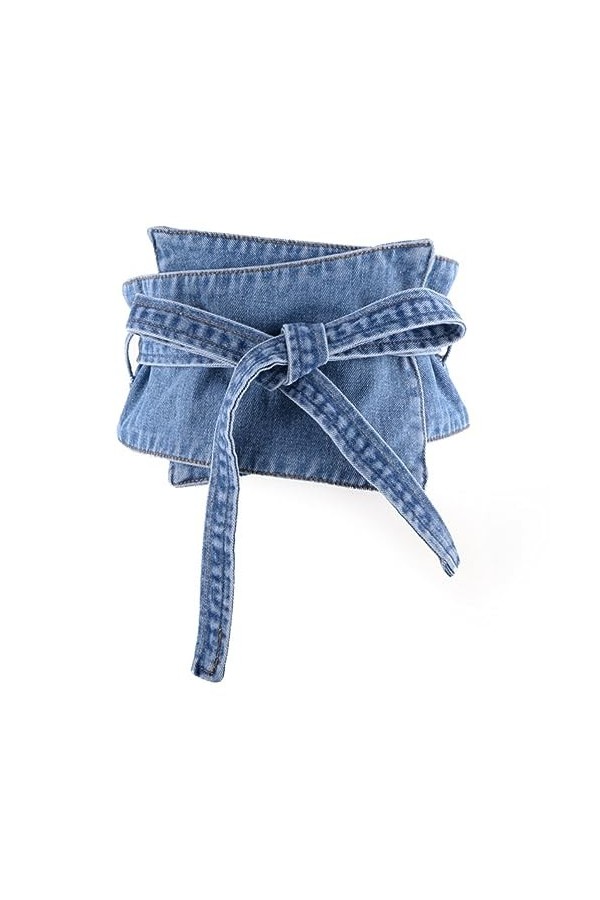 GALPADA Ceinture en jean pour femme - Ceinture en jean - Ceinture large, Comme sur la photo., 98X20X1cm