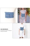 GALPADA Ceinture en jean pour femme - Ceinture en jean - Ceinture large, Comme sur la photo., 98X20X1cm