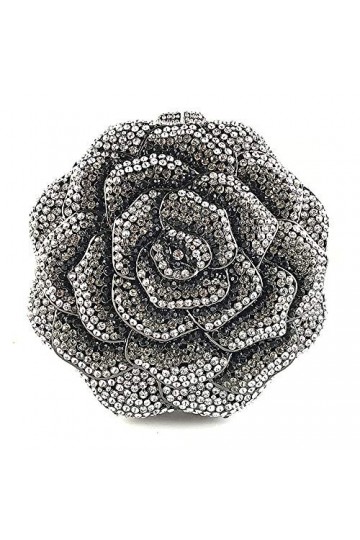 Sac de fête pour femme - Style antique - Pour soirée formelle - Sac à main pour cocktail - Sac de fête - Sac de banquet, blac