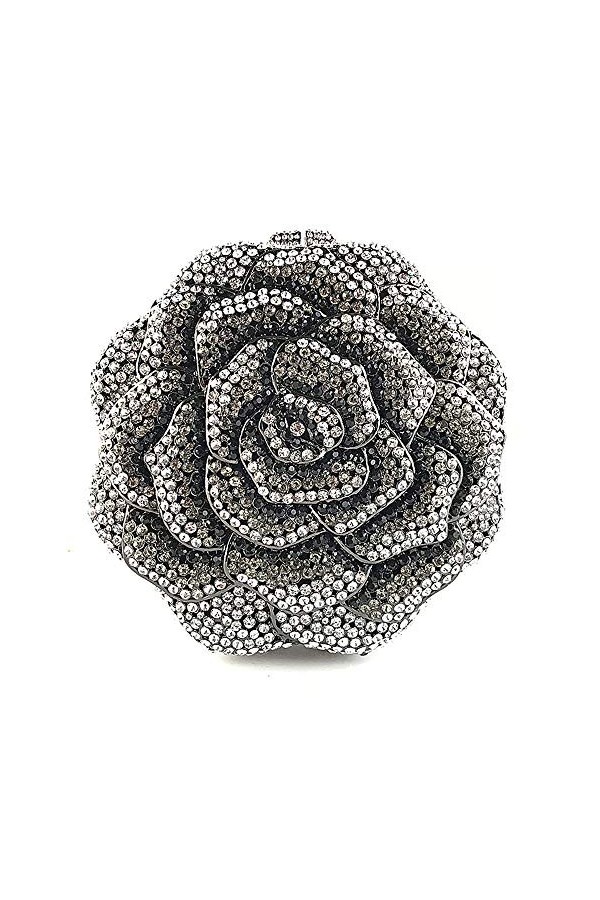 Sac de fête pour femme - Style antique - Pour soirée formelle - Sac à main pour cocktail - Sac de fête - Sac de banquet, blac