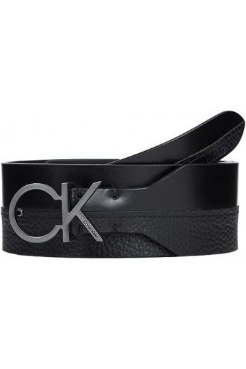Calvin Klein Re-Lock Mix Ceinture de Taille 50 mm, CK Black, 100 Femme
