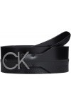 Calvin Klein Re-Lock Mix Ceinture de Taille 50 mm, CK Black, 100 Femme