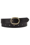 Levis Femme Womens High-low WOMEN S HIGH LOW BELT, Regular Black, 105 EU