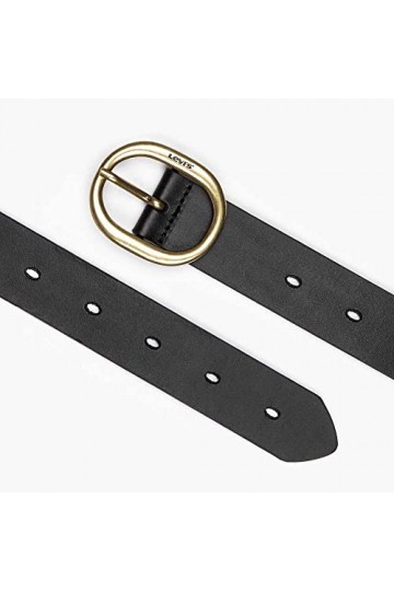 Levis Femme Womens High-low WOMEN S HIGH LOW BELT, Regular Black, 105 EU