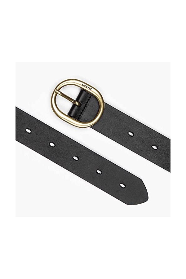 Levis Femme Womens High-low WOMEN S HIGH LOW BELT, Regular Black, 105 EU