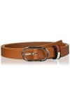 Tommy Jeans TJW Seasonal Oval 2.0 Ceinture, Natural Cognac, 75 Femme