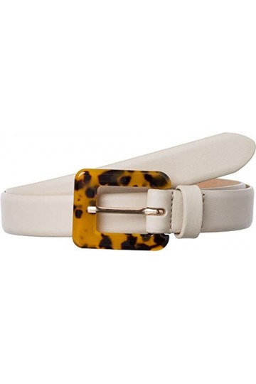 BRAX Elegant-sportiver Ledergürtel mit Pfiff Ceinture, Oat, 80 cm Femme