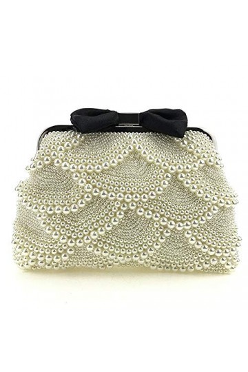 GALSOR Pochette de soirée élégante pour femme, sac à main de cocktail, sac de fête, sac à main de mariage, sac de banquet, bl