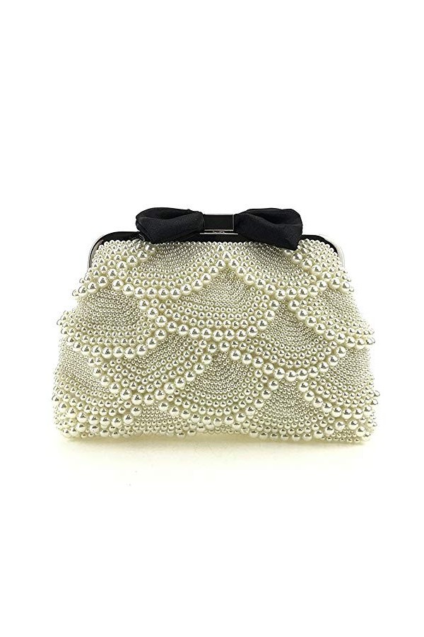 GALSOR Pochette de soirée élégante pour femme, sac à main de cocktail, sac de fête, sac à main de mariage, sac de banquet, bl