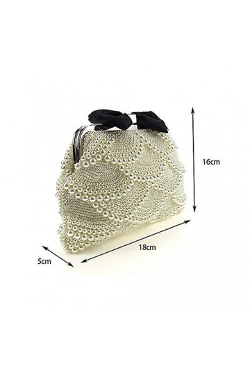 GALSOR Pochette de soirée élégante pour femme, sac à main de cocktail, sac de fête, sac à main de mariage, sac de banquet, bl
