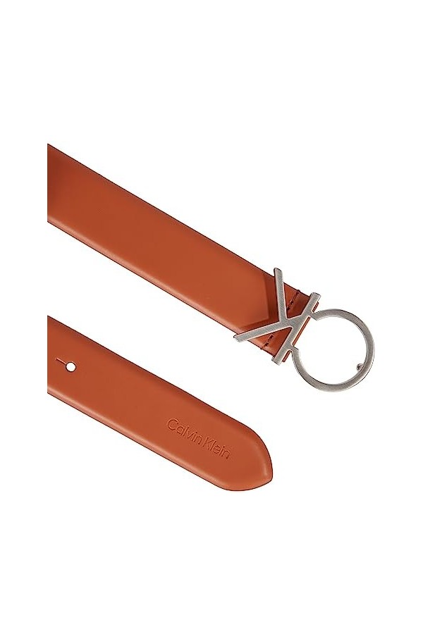 Calvin Klein RE-Lock CK Logo Belt 30MM Ceintures, Autumn Leaf, 90 Femme
