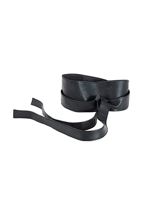 Noa Noa Tujann Belt Ceinture, Noir, L Femme