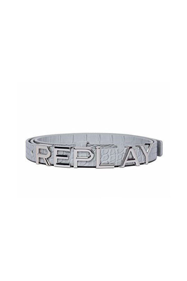 Replay Aw2549 Ceinture, Gris Ciment 032, 95 cm Femme