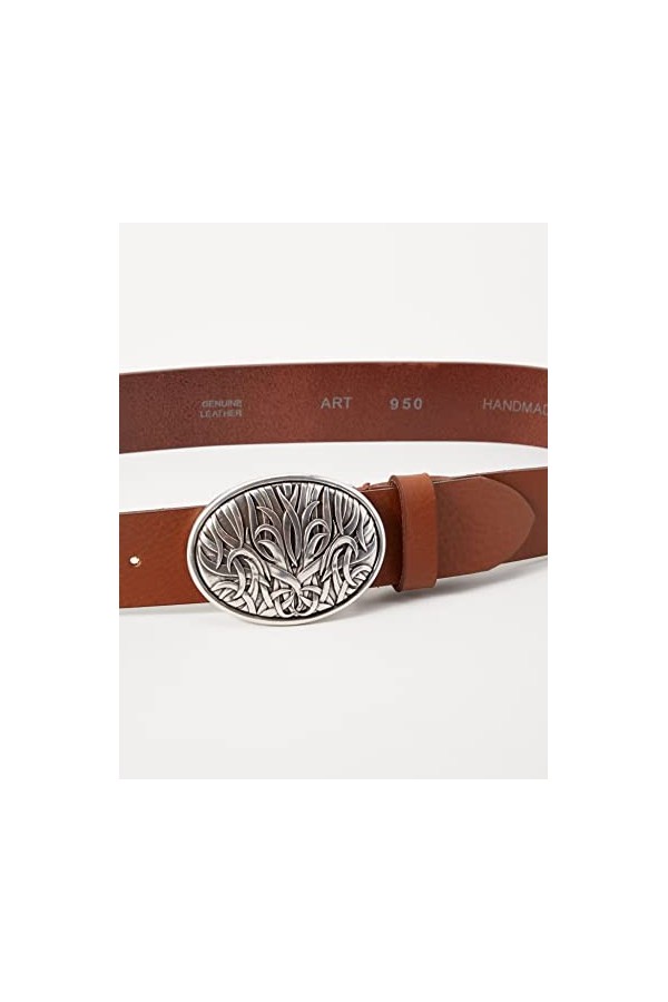 MGM - Ceinture Femme - Legno, 100164 - Marron cognac 950-4 - FR : 95 Taille fabricant : 95 cm 