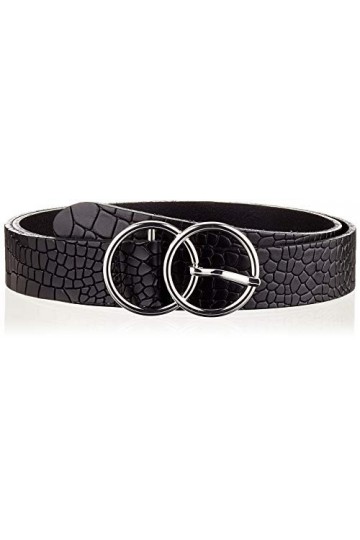 BRAX DOB Gürtel Ceinture, Noir, 85 cm Femme