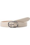 BRAX Ceinture en cuir pour femme, coquille dœuf, 75 cm, coquille dœuf