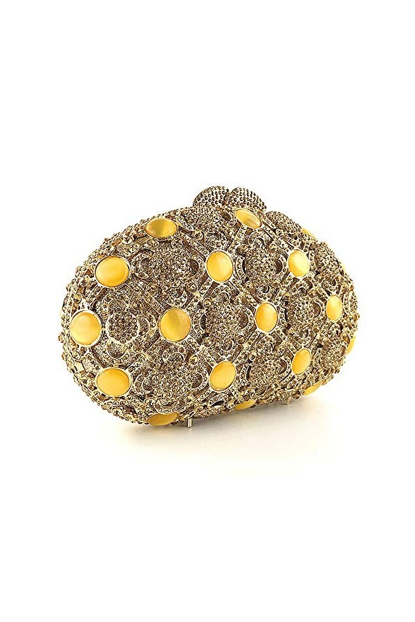 GALSOR Pochette de soirée pour femme avec strass pour mariage, cocktail, sac à main, sac de fête, sac à main, sac de banquet,