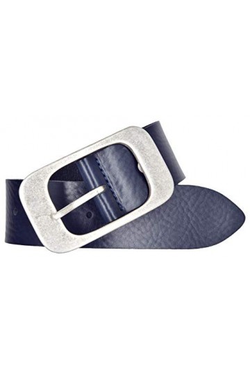Bernd Götz 401973-0045 Ceinture en cuir nappa pour femme Bleu marine - Bleu - bleu, 105