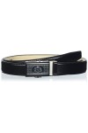 Anthoni Crown Ledergürtel Ceinture, Schwarz, 105 Femme