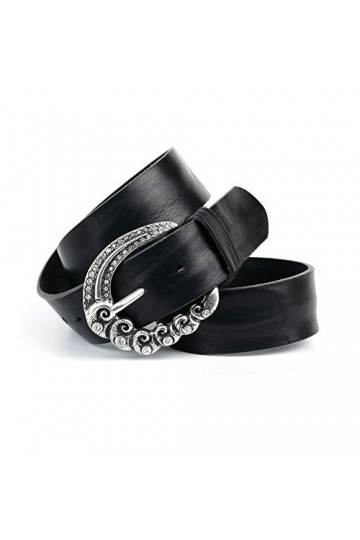 Anthoni Crown 2de.310 Ceinture, Noir Schwarz 010 , 100 Taille Fabricant: 85 Femme