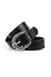 Anthoni Crown 2de.310 Ceinture, Noir Schwarz 010 , 100 Taille Fabricant: 85 Femme