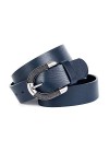 Anthoni Crown Sb4.180 Ceinture, Bleu Dunkelblau 080 , 125 Taille Fabricant: 110 Femme