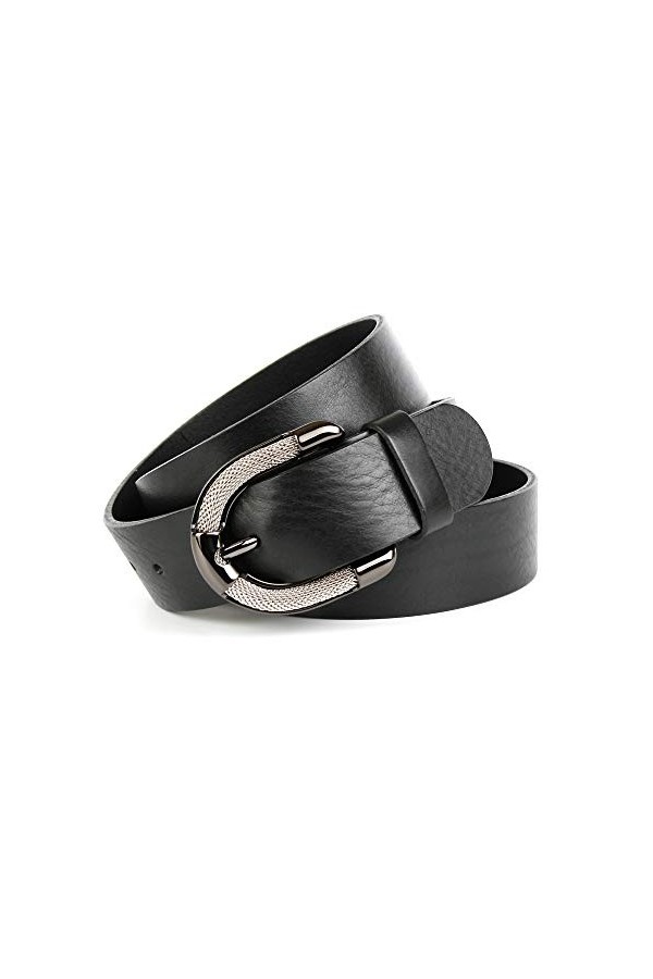 Anthoni Crown Bs4.110 Ceinture, Noir Schwarz 010 , 125 Taille Fabricant: 110 Femme