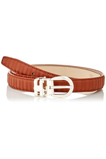 Anthoni Crown Ledergürtel Ceinture, Argenté, 105 Femme