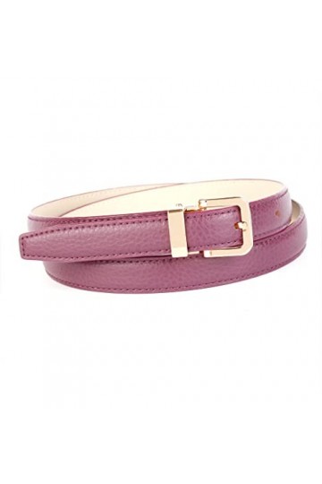 Anthoni Crown Ledergürtel Ceinture, Lila, 100 Femme