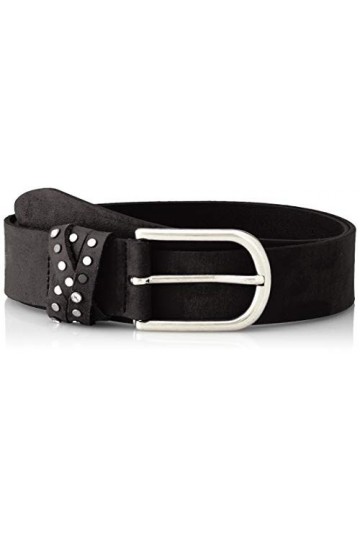 BRAX Veloursledergürtel Ceinture, Noir Black 2 , 95 Taille Fabricant: 80 Femme