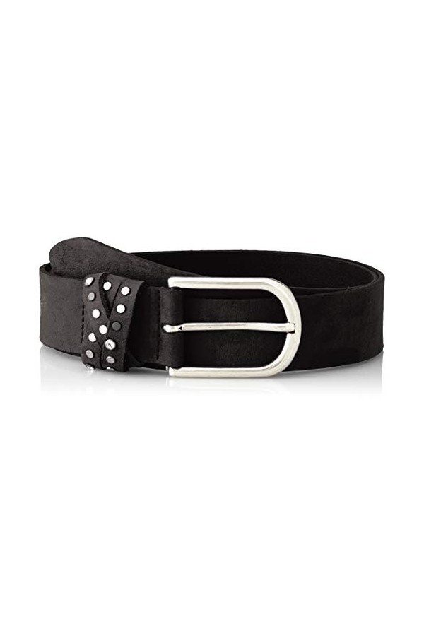 BRAX Veloursledergürtel Ceinture, Noir Black 2 , 95 Taille Fabricant: 80 Femme