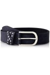BRAX Veloursledergürtel Ceinture, Noir Black 2 , 95 Taille Fabricant: 80 Femme