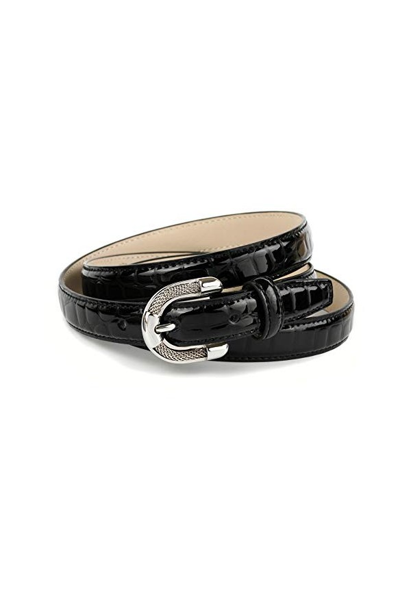 Anthoni Crown Ss2.4a Ceinture, Noir Schwarz 010 , 100 Taille Fabricant: 85 Femme