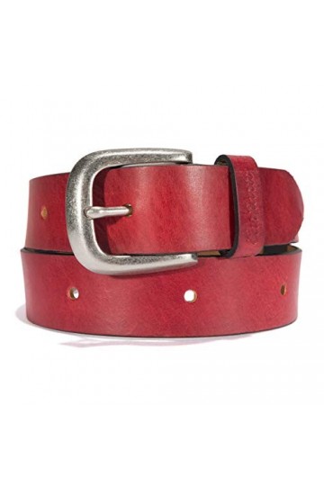 Carhartt Continuous Belt, Burgundy with Nickel Roller Finish, M