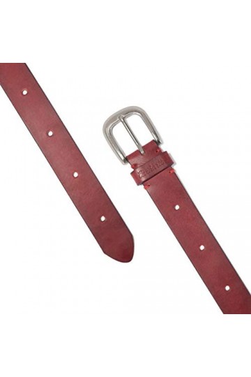 Carhartt Continuous Belt, Burgundy with Nickel Roller Finish, M