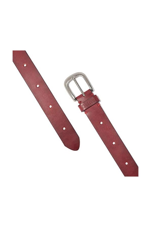 Carhartt Continuous Belt, Burgundy with Nickel Roller Finish, M