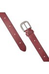 Carhartt Continuous Belt, Burgundy with Nickel Roller Finish, M