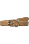 BRAX Gürtel Damen schmaler Ledergürtel Ceinture, Walnut, 85 Femme