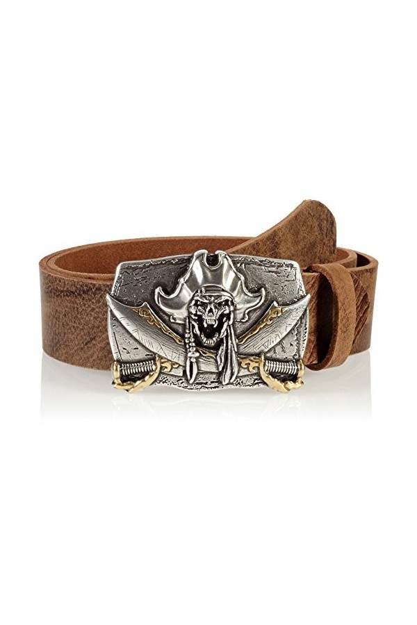 MGM Grand Pirate - Ceinture - Mixte, Braun Nougat 2 , 105 cm