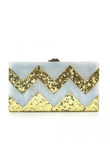 GALSOR Sac de fête Sac de soirée for femme pailleté élégante enveloppe sac à main portefeuille pochette de mariage sac à main