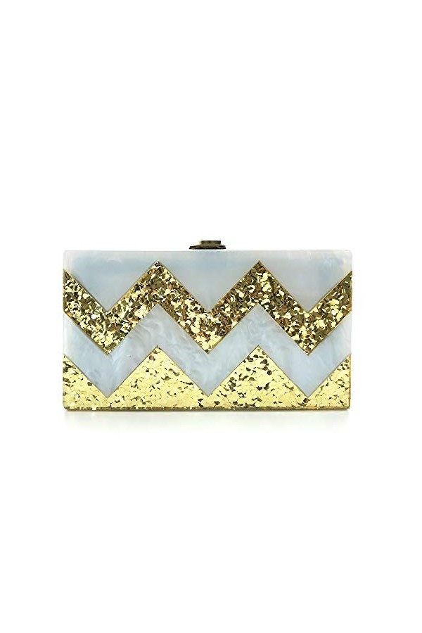 GALSOR Sac de fête Sac de soirée for femme pailleté élégante enveloppe sac à main portefeuille pochette de mariage sac à main