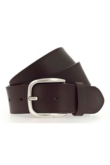 Mustang Classic Women Leather Belt W75 Darkbrown