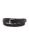 Levis Femme Womens Braid BELTS, Regular Black, Taille unique EU