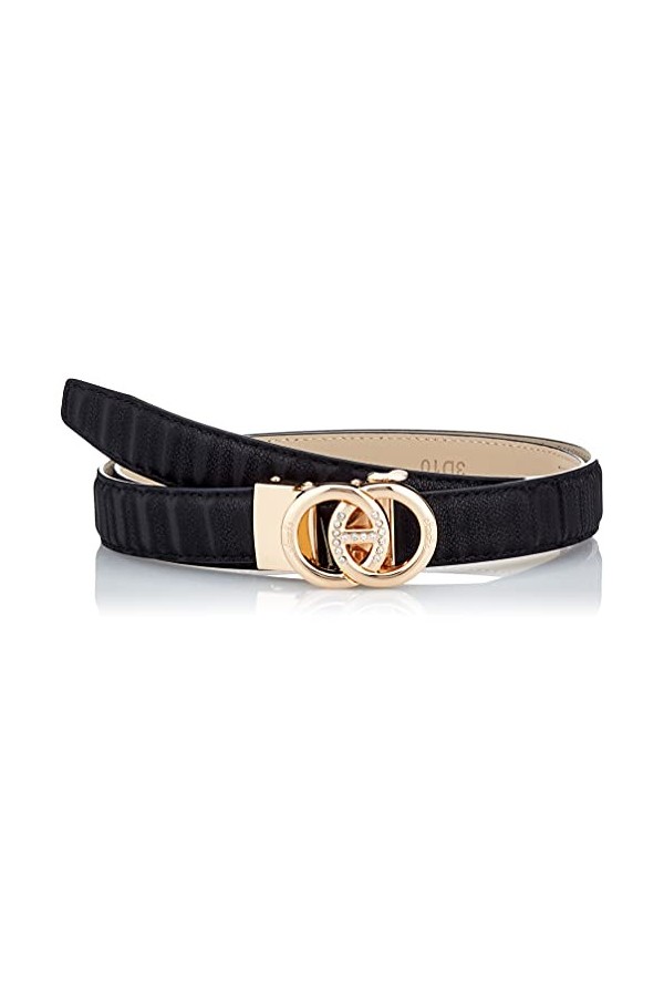 Anthoni Crown Ledergürtel Ceinture, Beige, 100 Femme