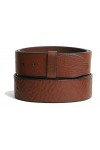 VaModa Ceinture en cuir 4cm | Jeans Belt 40mm pour homme et femme | modèle Oil Vintage | couleur brun, Longueur-100cm, Druc
