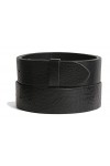 VaModa Ceinture en cuir 4cm | Jeans Belt 40mm pour homme et femme | modèle Oil Vintage | couleur noir, Longueur-80cm, Druck