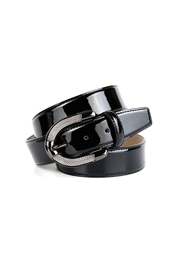 Anthoni Crown Bs35.00l Ceinture, Noir Schwarz 010 , 105 Taille Fabricant: 90 Femme