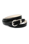 Anthoni Crown A13HT10 Ceinture, Noir Schwarz 010 , 90 Femme